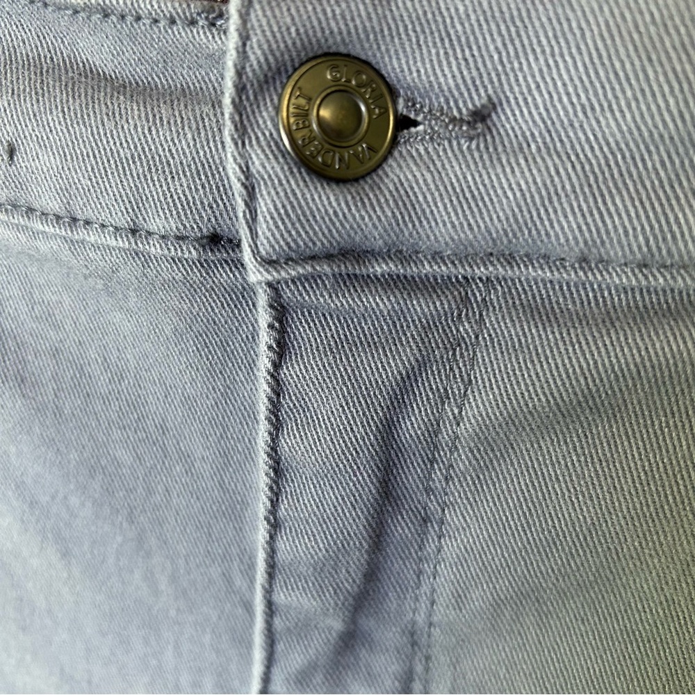 Gloria Vanderbilt Amanda Jeans Womens Size 18 Grey Denim Pants Straight plus - Picture 8 of 16